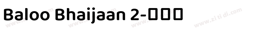 Baloo Bhaijaan 2字体转换